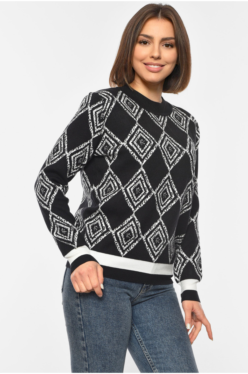 Светр жіночий чорного кольору 2329 192339