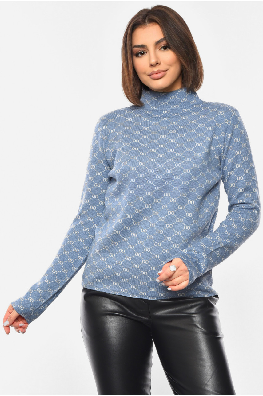 Светр жіночий блакитного кольору 3006 192397