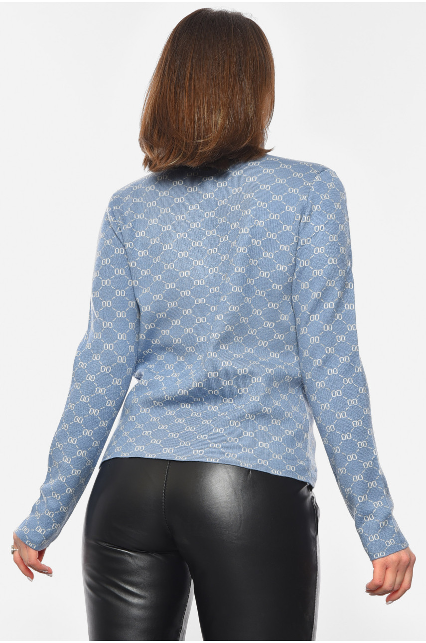 Светр жіночий блакитного кольору 3006 192397 Светр жіночий блакитного кольору 3006 192397