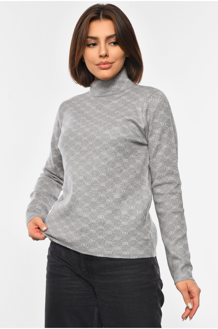 Светр жіночий сірого кольору 3006 192401