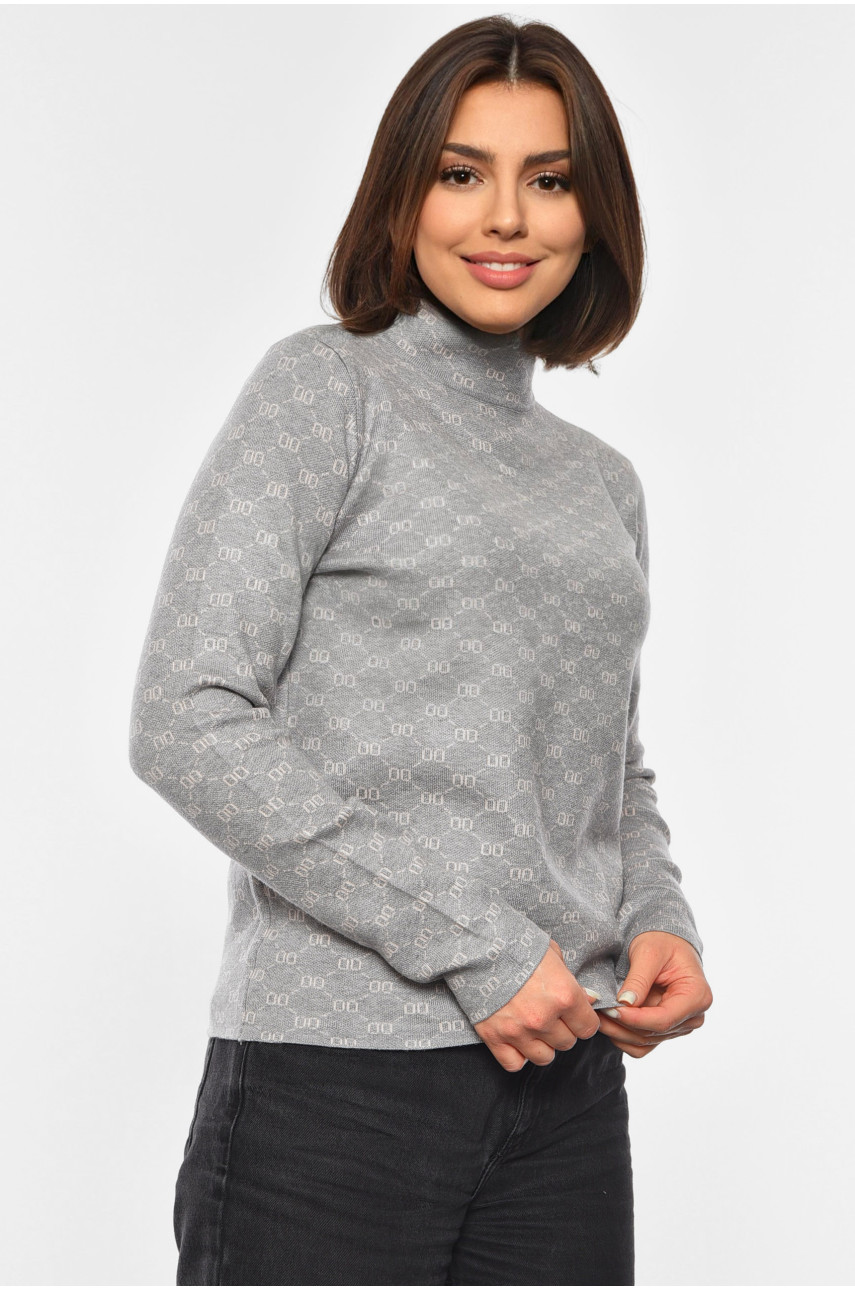 Светр жіночий сірого кольору 3006 192401