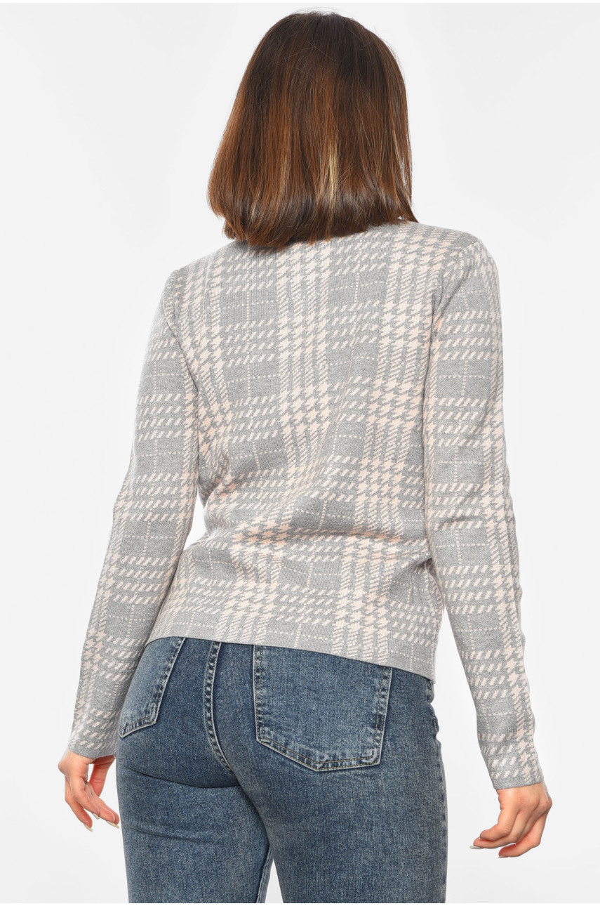 Светр жіночий сірого кольору 3002 192407 Светр жіночий сірого кольору 3002 192407