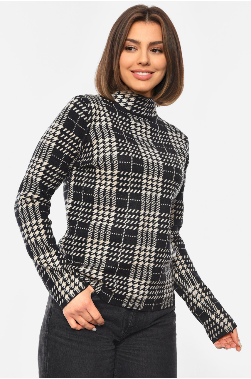 Светр жіночий черного кольору 3002 192414