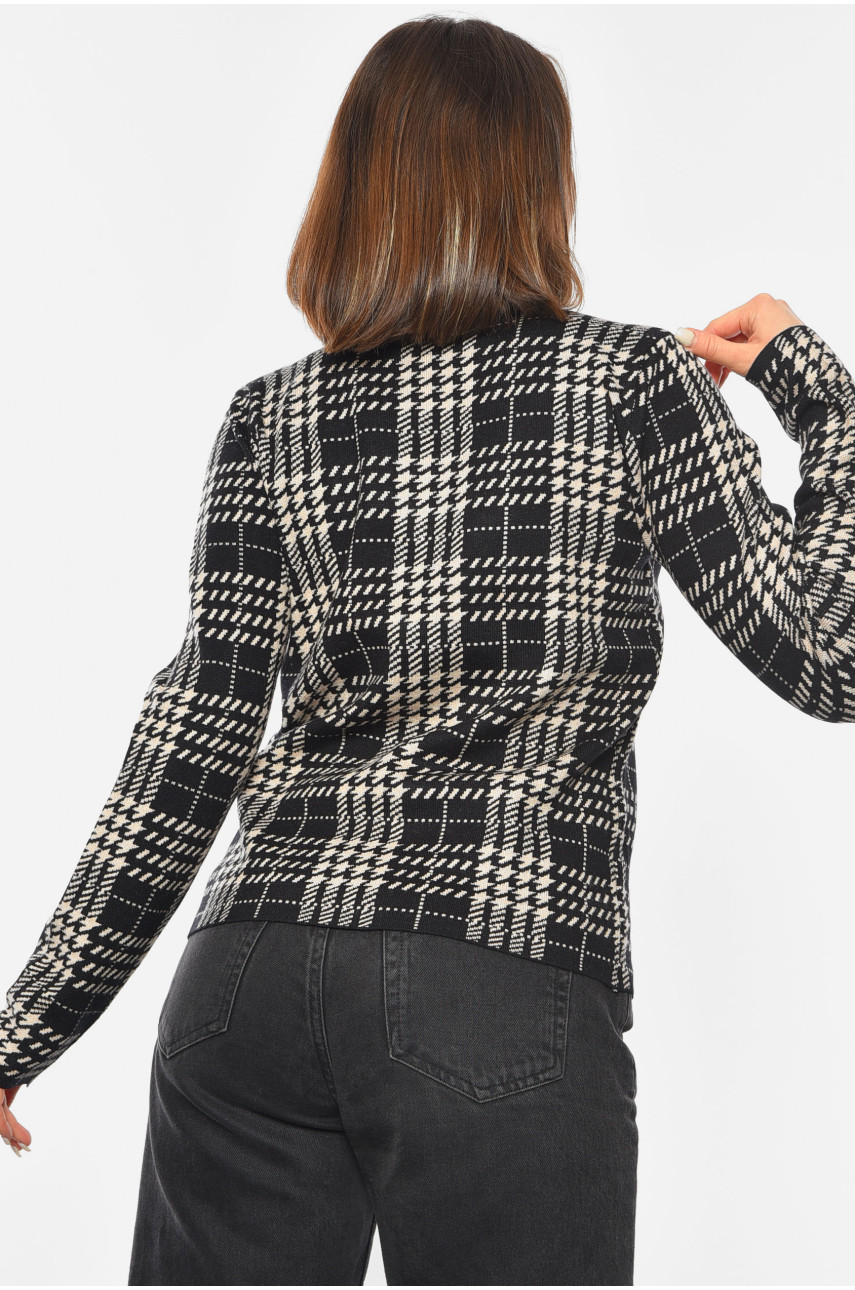 Светр жіночий черного кольору 3002 192414 Светр жіночий черного кольору 3002 192414