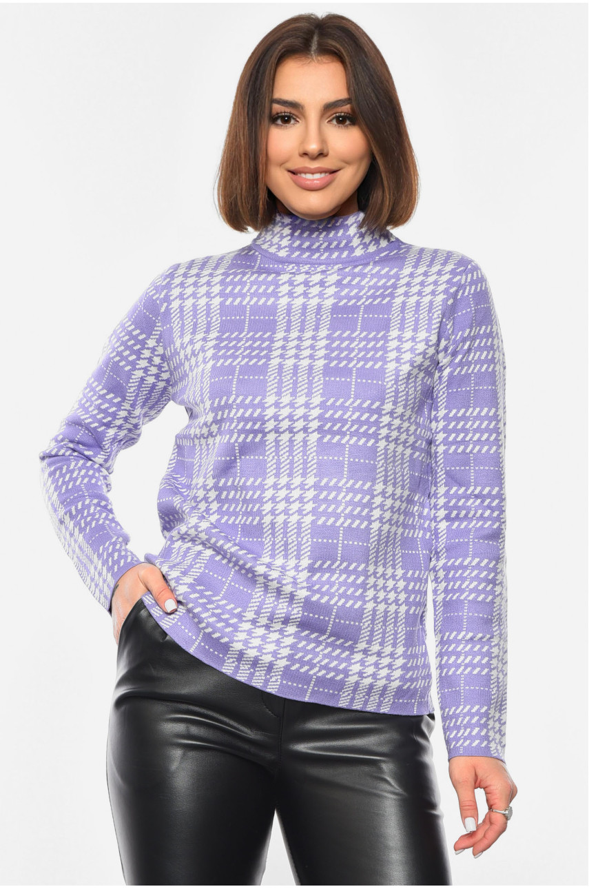 Светр жіночий фіолетового кольору 3002 192417