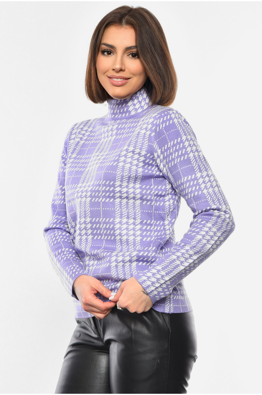 Светр жіночий фіолетового кольору 3002 192417