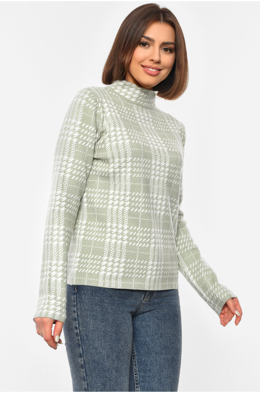 Светр жіночий м'ятного кольору 3002 192420