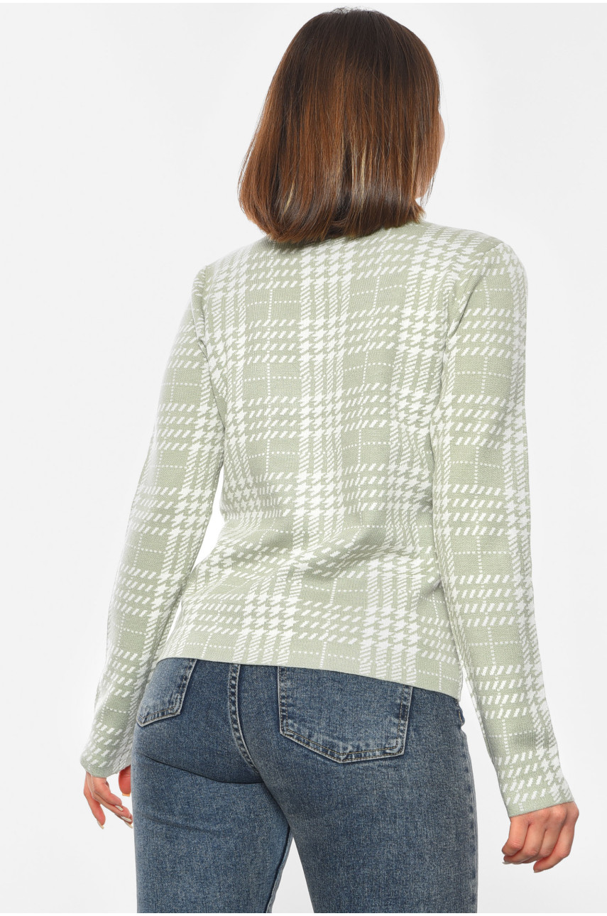 Светр жіночий м'ятного кольору 3002 192420