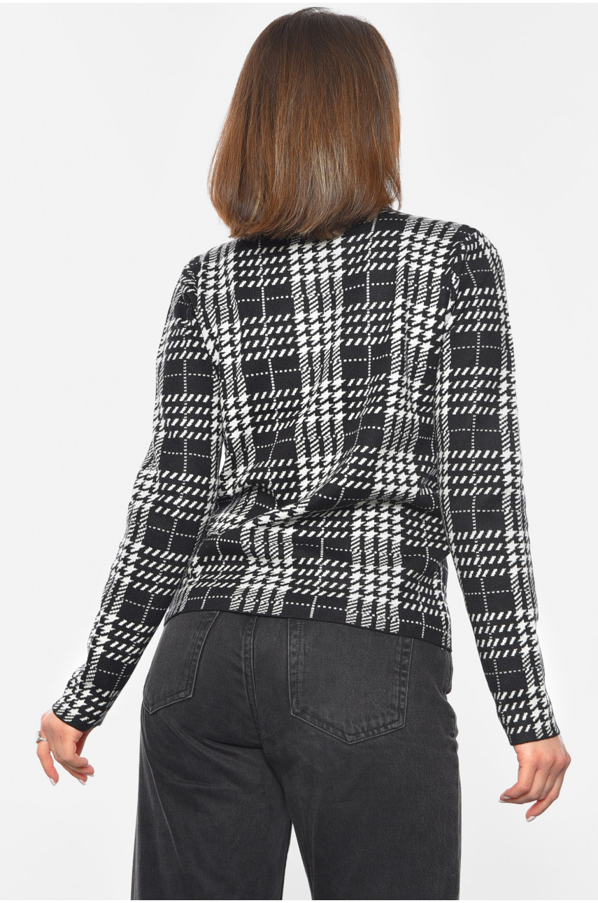 Светр жіночий черного кольору 3002 192421 Светр жіночий черного кольору 3002 192421