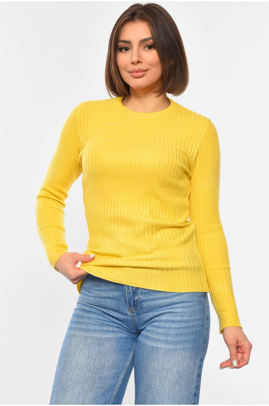 Кофта женская горчичного цвета 2031 192486 Кофта женская горчичного цвета 2031 192486