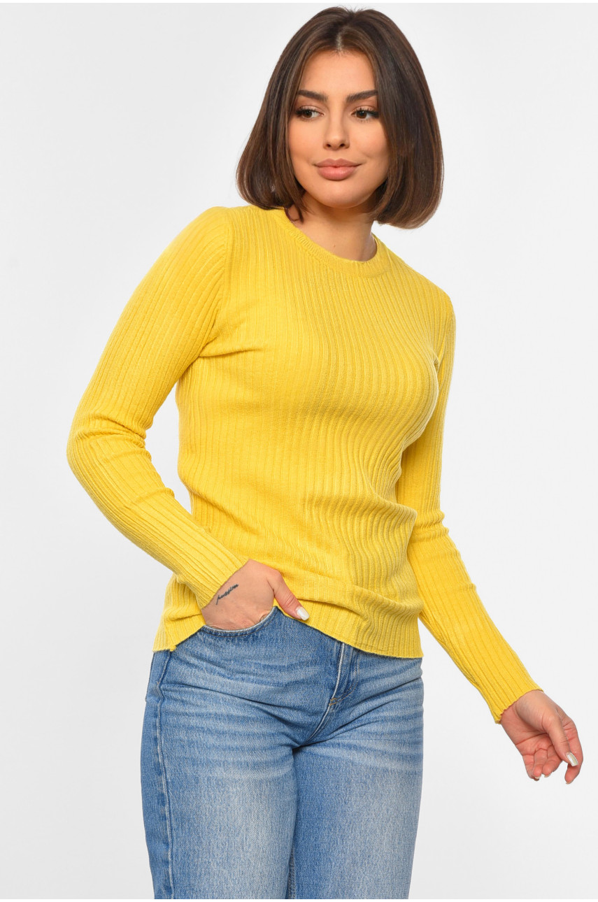 Кофта женская горчичного цвета 2031 192486 Кофта женская горчичного цвета 2031 192486