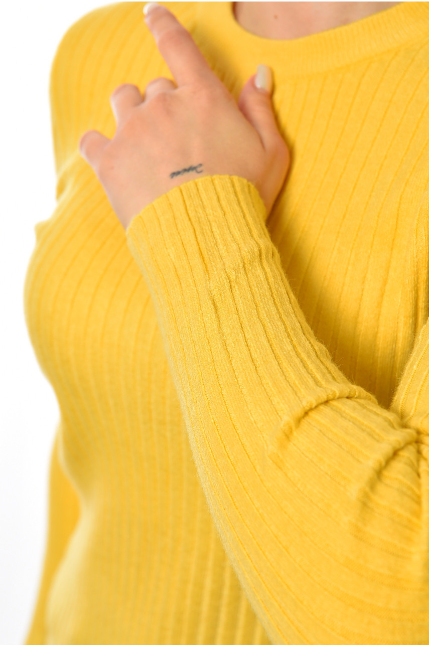Кофта женская горчичного цвета 2031 192486 Кофта женская горчичного цвета 2031 192486