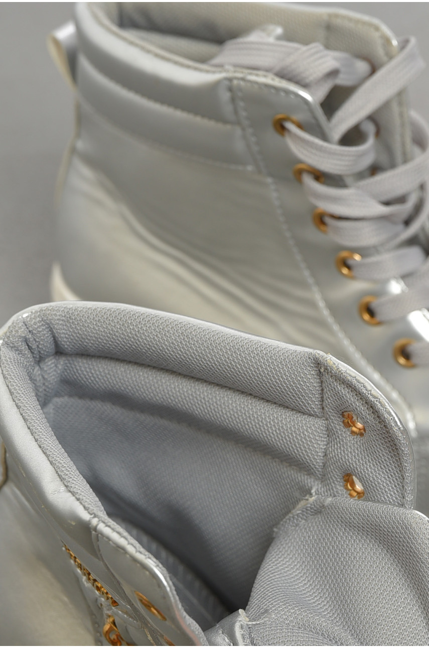 Кроссовки женские серебристого цвета 1810061 192489 Кроссовки женские серебристого цвета 1810061 192489