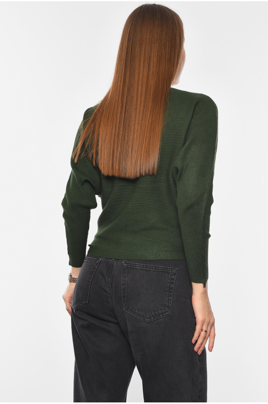 Свитер женский цвета хаки 2034 192507