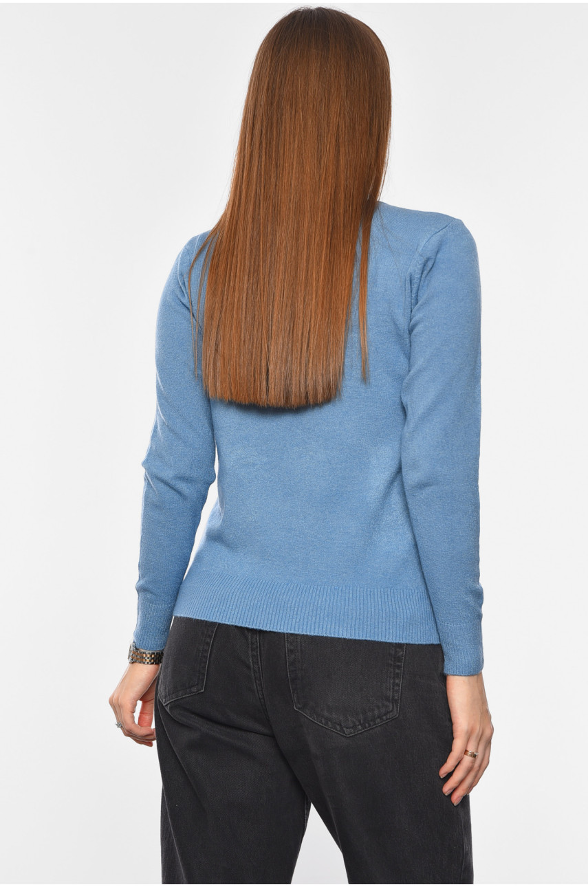 Свитер женский синего цвета 2033 192517