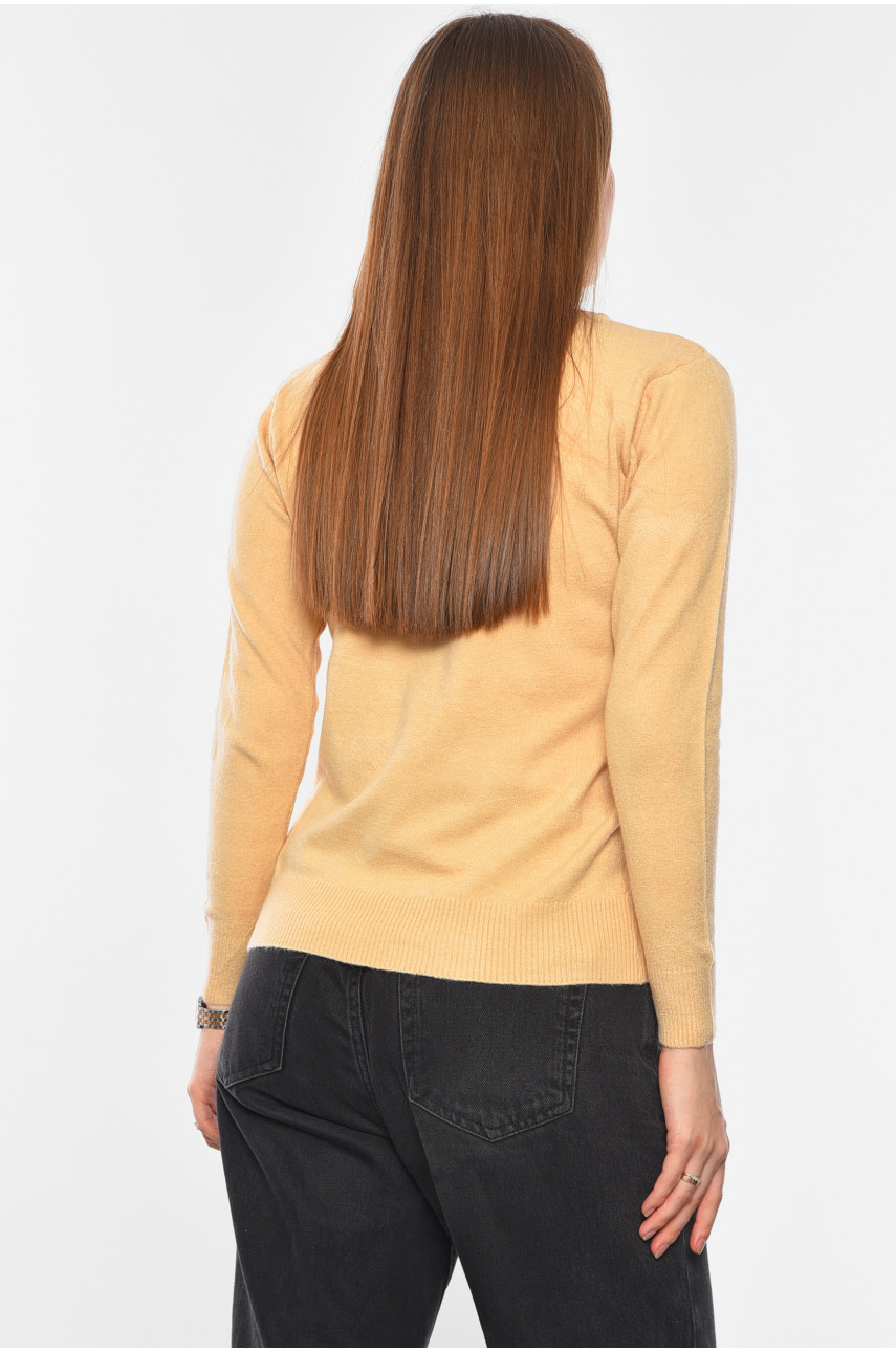 Свитер женский светло-коричневого цвета 2033 192520