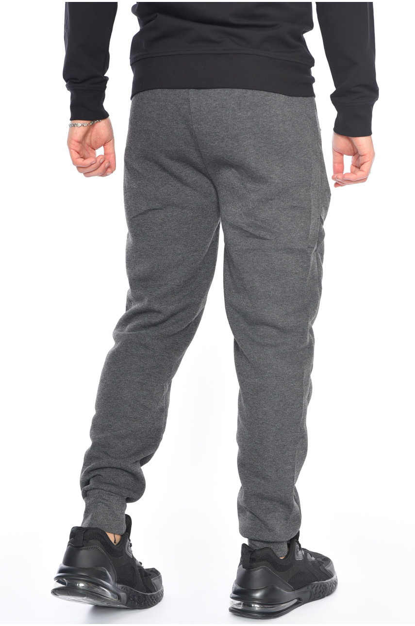 Спортивные штаны мужские на флисе серого цвета 6119 192551 Спортивные штаны мужские на флисе серого цвета 6119 192551