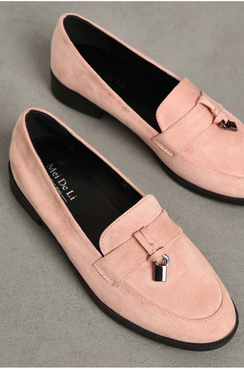 Туфлі-лофери жіночі рожевого кольору 20681 192649 Туфлі-лофери жіночі рожевого кольору 20681 192649