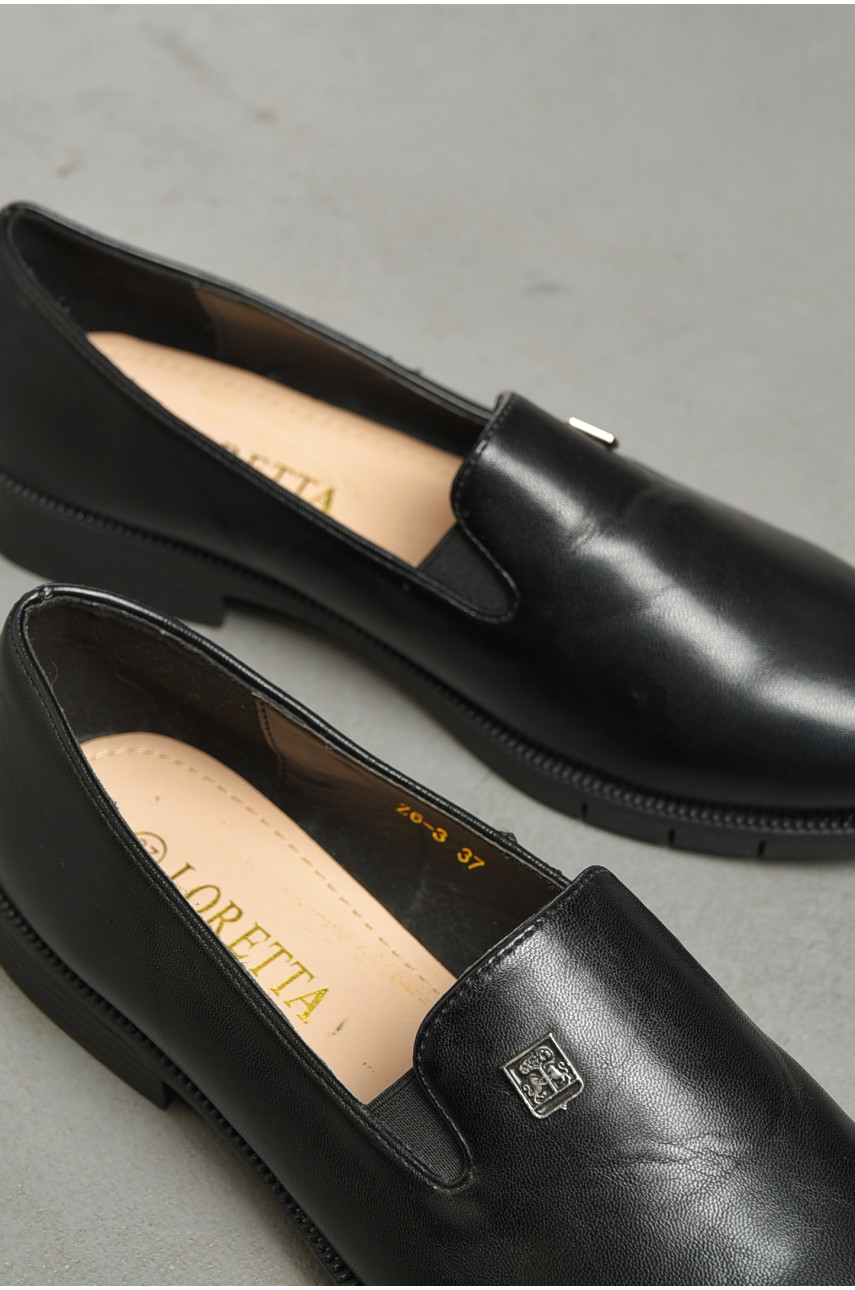 Туфлі-лофери жіночі чорного кольору 1964179 192675 Туфлі-лофери жіночі чорного кольору 1964179 192675