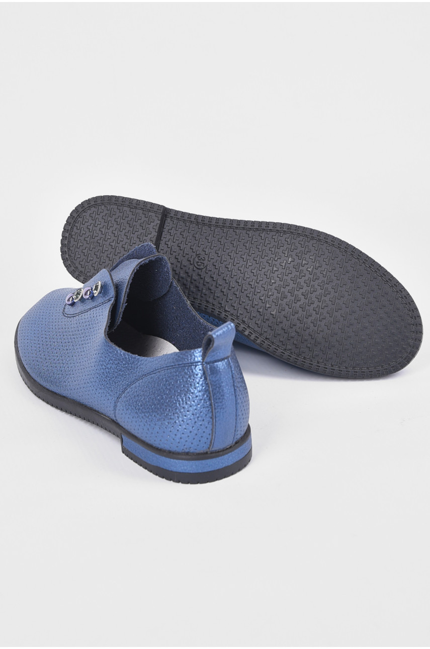 Туфли детские для девочки синего цвета 1956769 192738