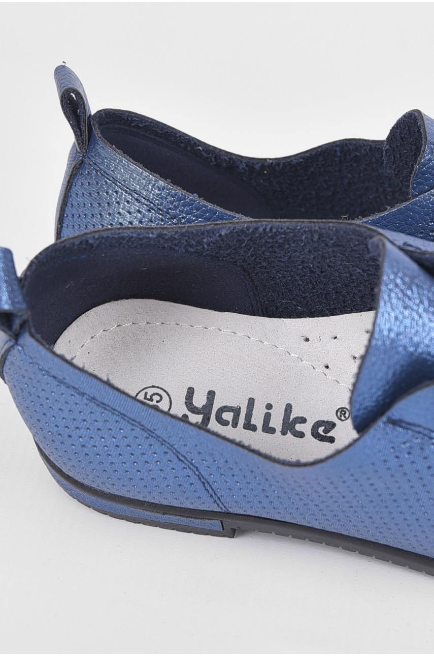 Туфли детские для девочки синего цвета 1956769 192738