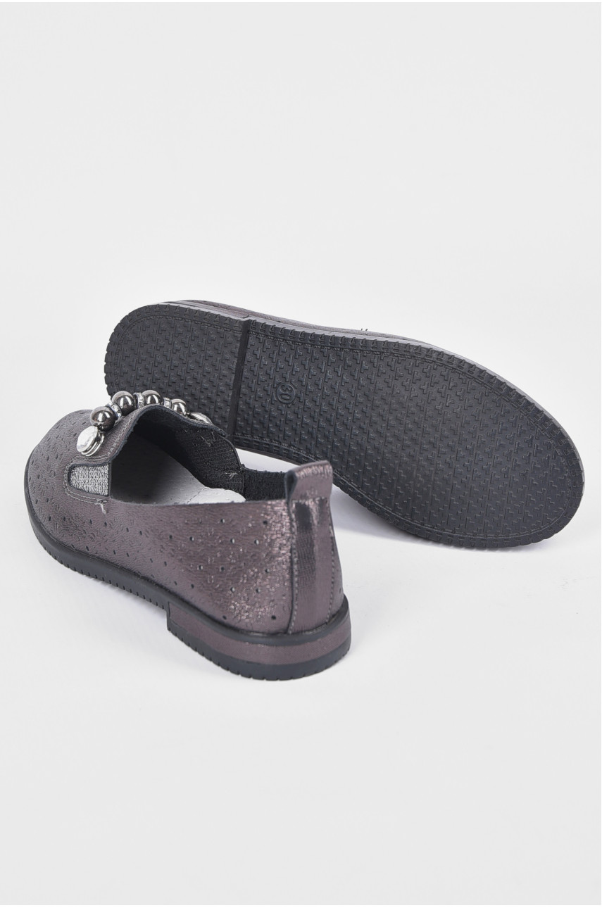 Туфлі дитячі для дівчинки коричневого кольору 1956768 192739