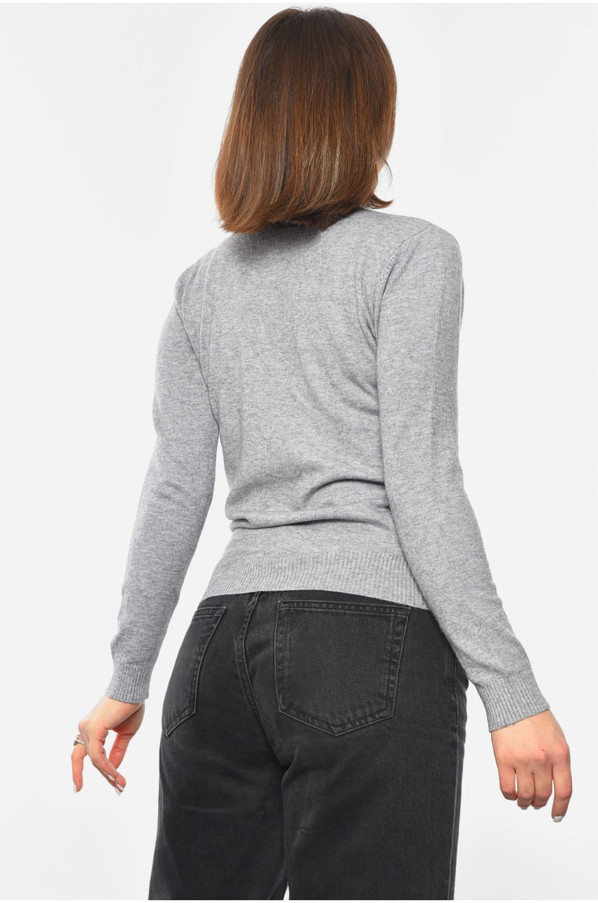 Гольф жіночий однотонний сірого кольору 510/511 192746