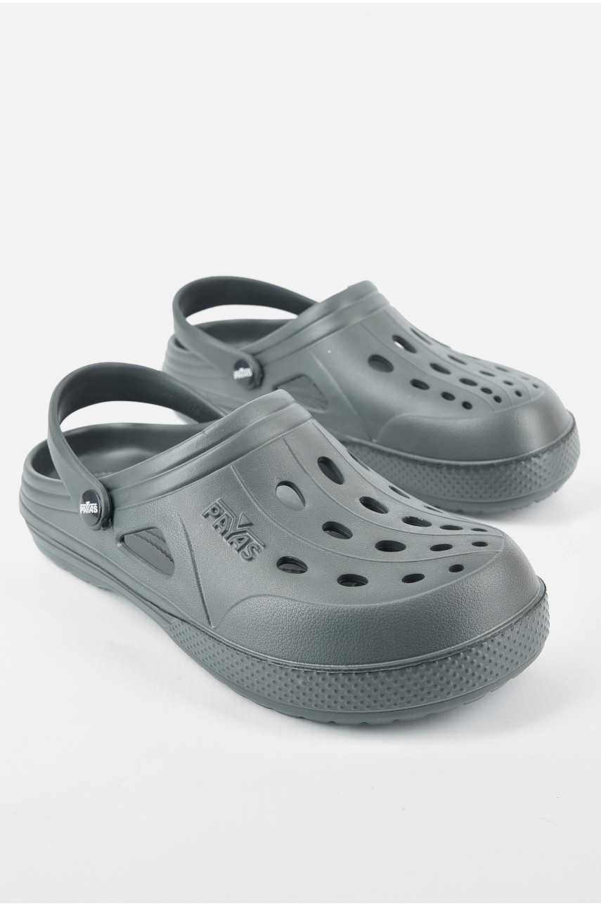 Крокси чоловічі темно-зеленого кольору 192752