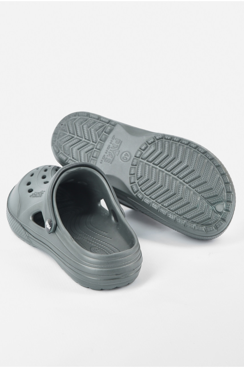 Крокси чоловічі темно-зеленого кольору 192752