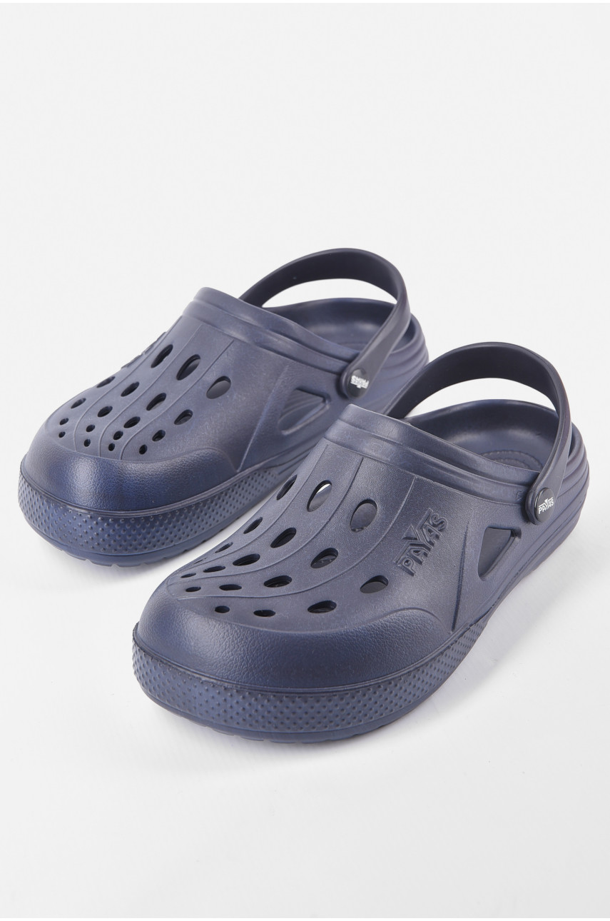 Крокси чоловічі темно-синього кольору 192753
