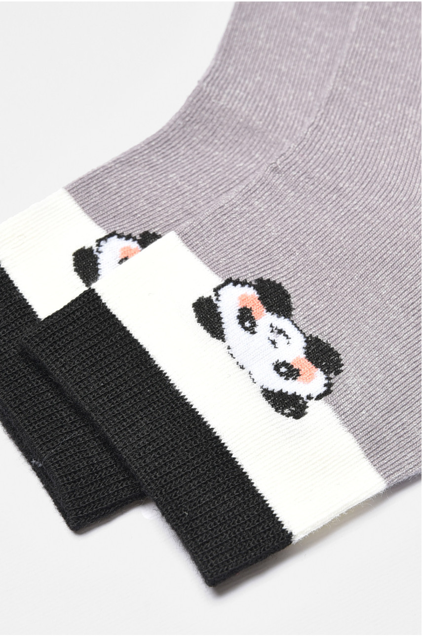 Носки детские демисезонные сиреневого цвета с рисунком 3167 192847