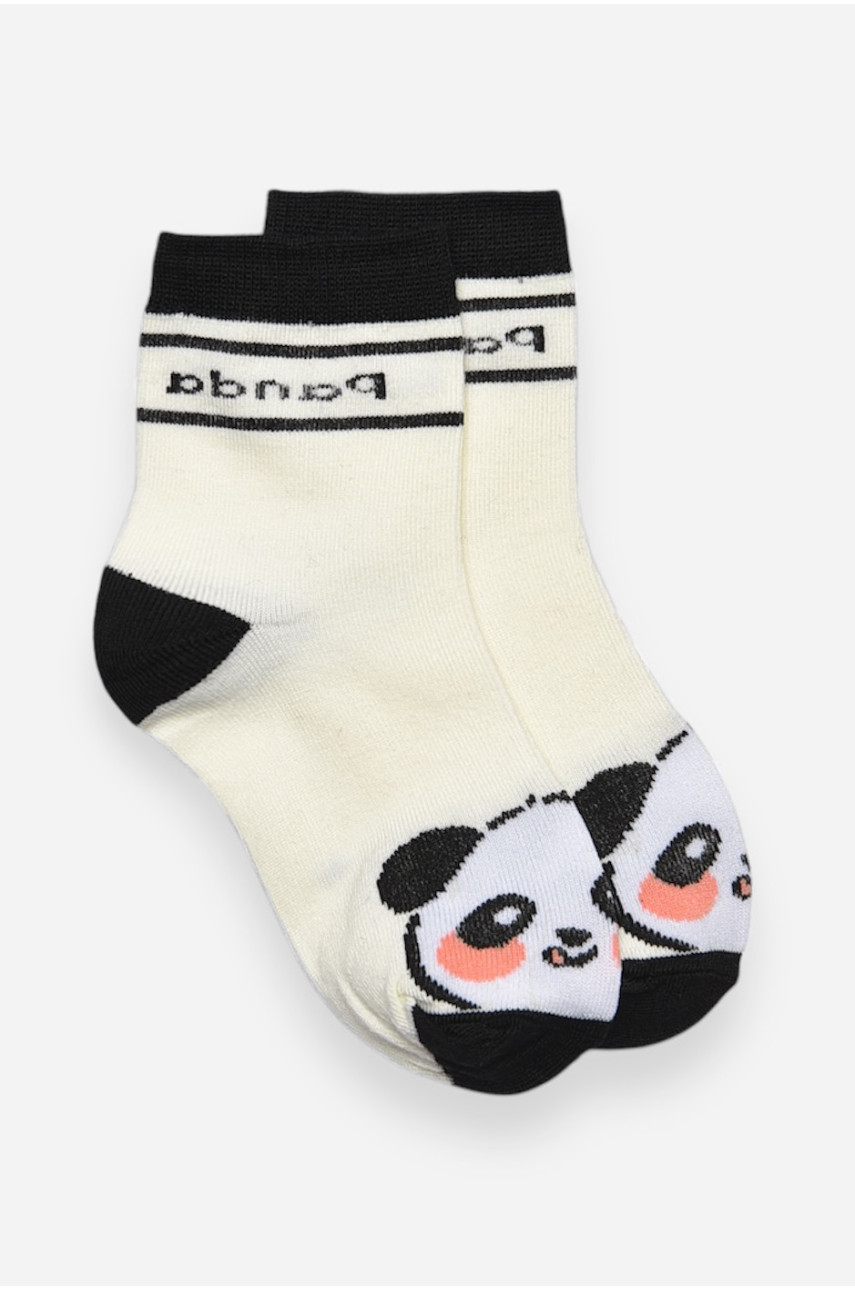 Шкарпетки дитячі демісезонні молочного кольору з малюнком 3167 192862 Шкарпетки дитячі демісезонні молочного кольору з малюнком 3167 192862