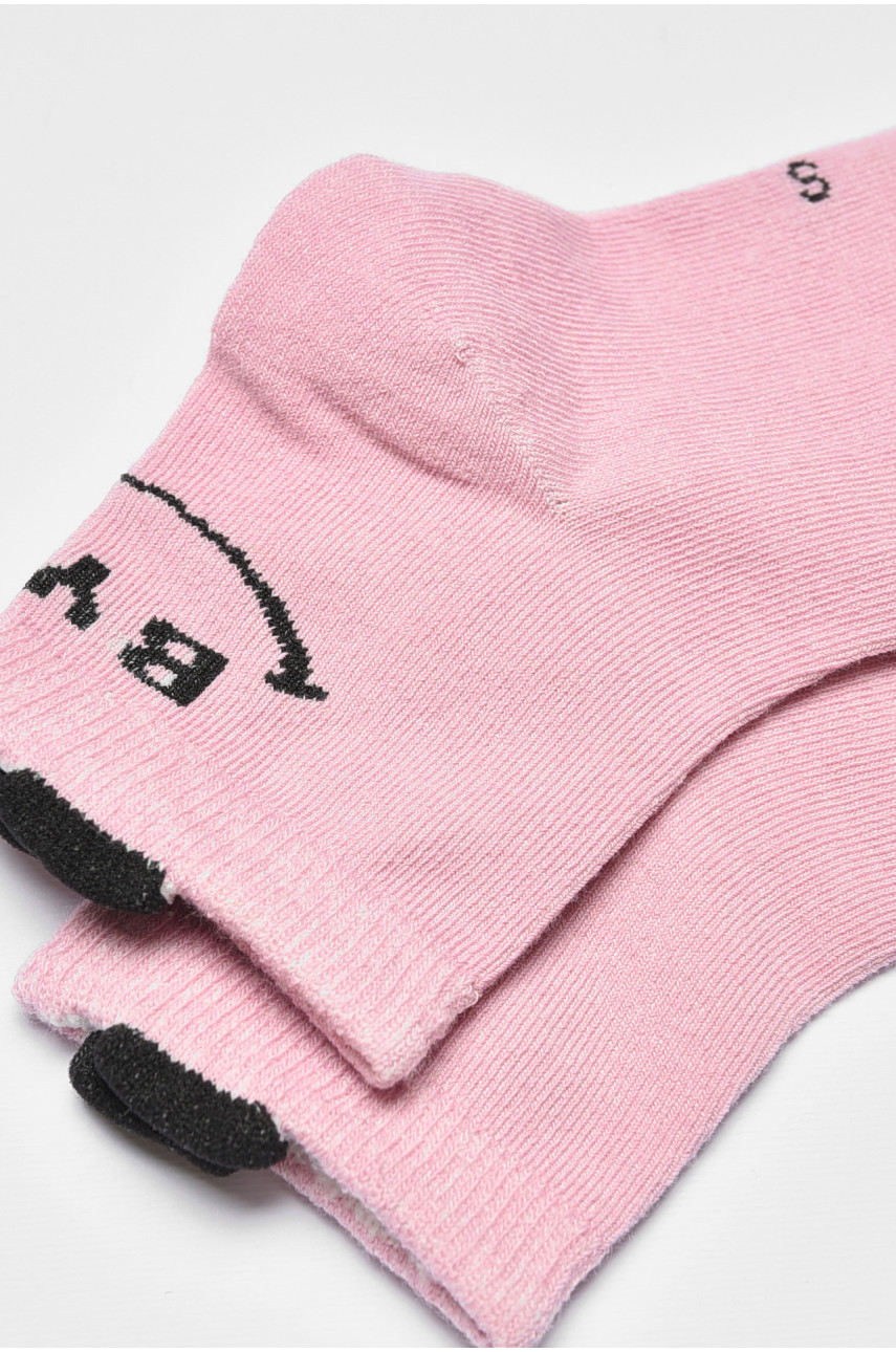 Носки детские демисезонные сиреневого цвета с рисунком 3186 192863