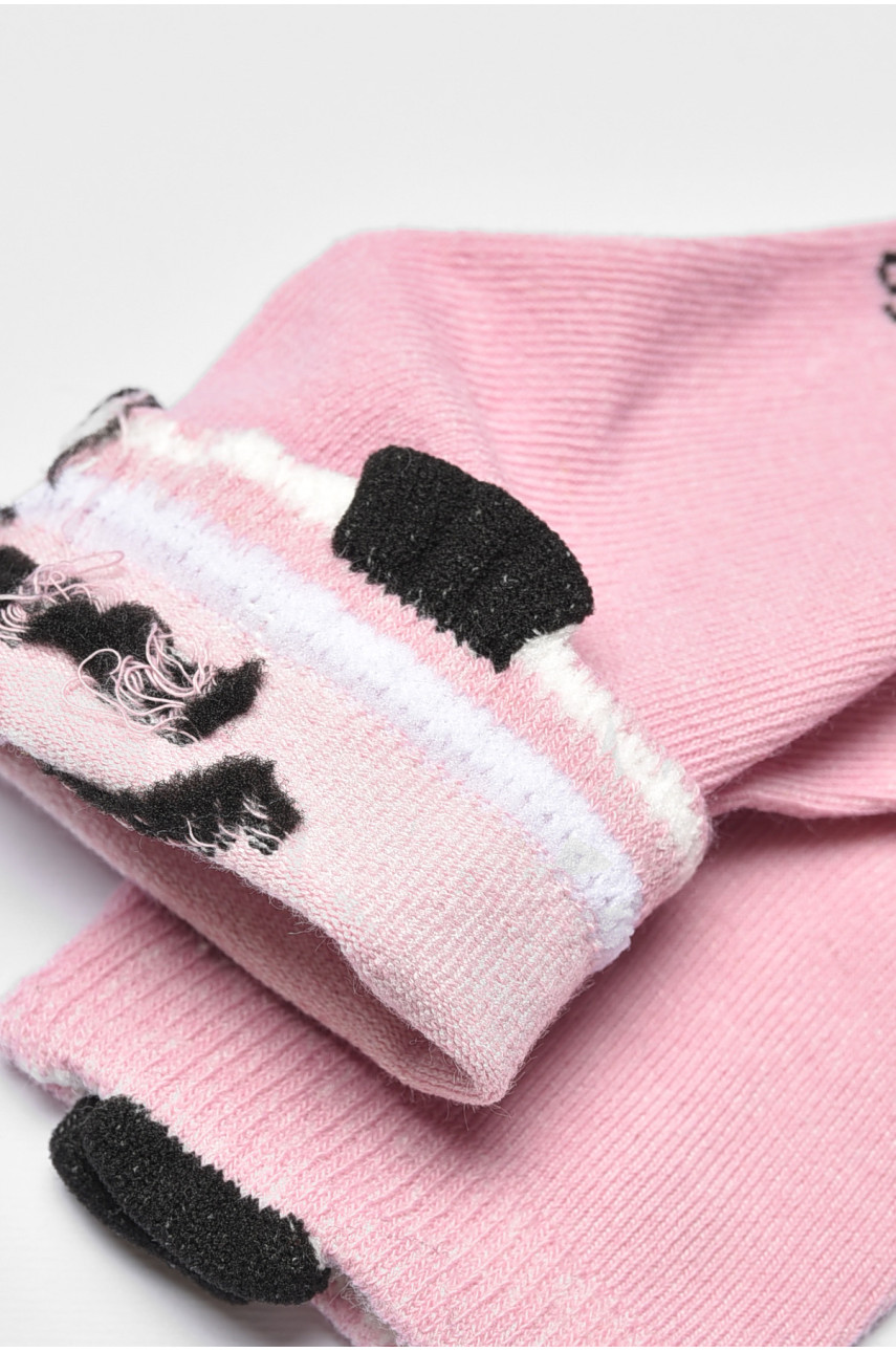 Носки детские демисезонные сиреневого цвета с рисунком 3186 192863