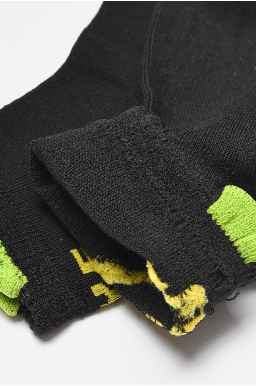 Шкарпетки дитячі демісезонні чорного кольору з малюнком 3186 192864 Шкарпетки дитячі демісезонні чорного кольору з малюнком 3186 192864