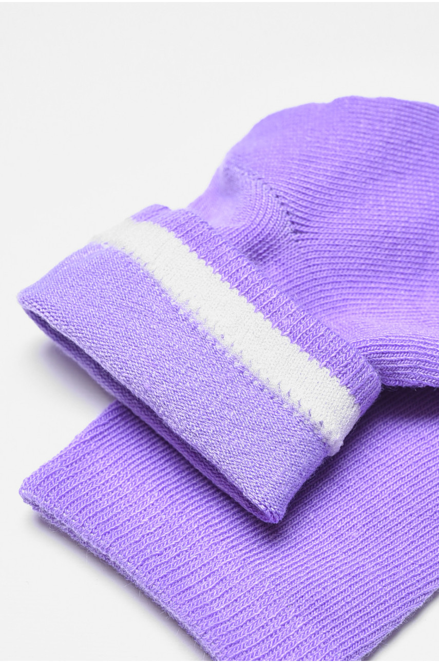 Носки детские демисезонные фиолетового цвета 3722 192917