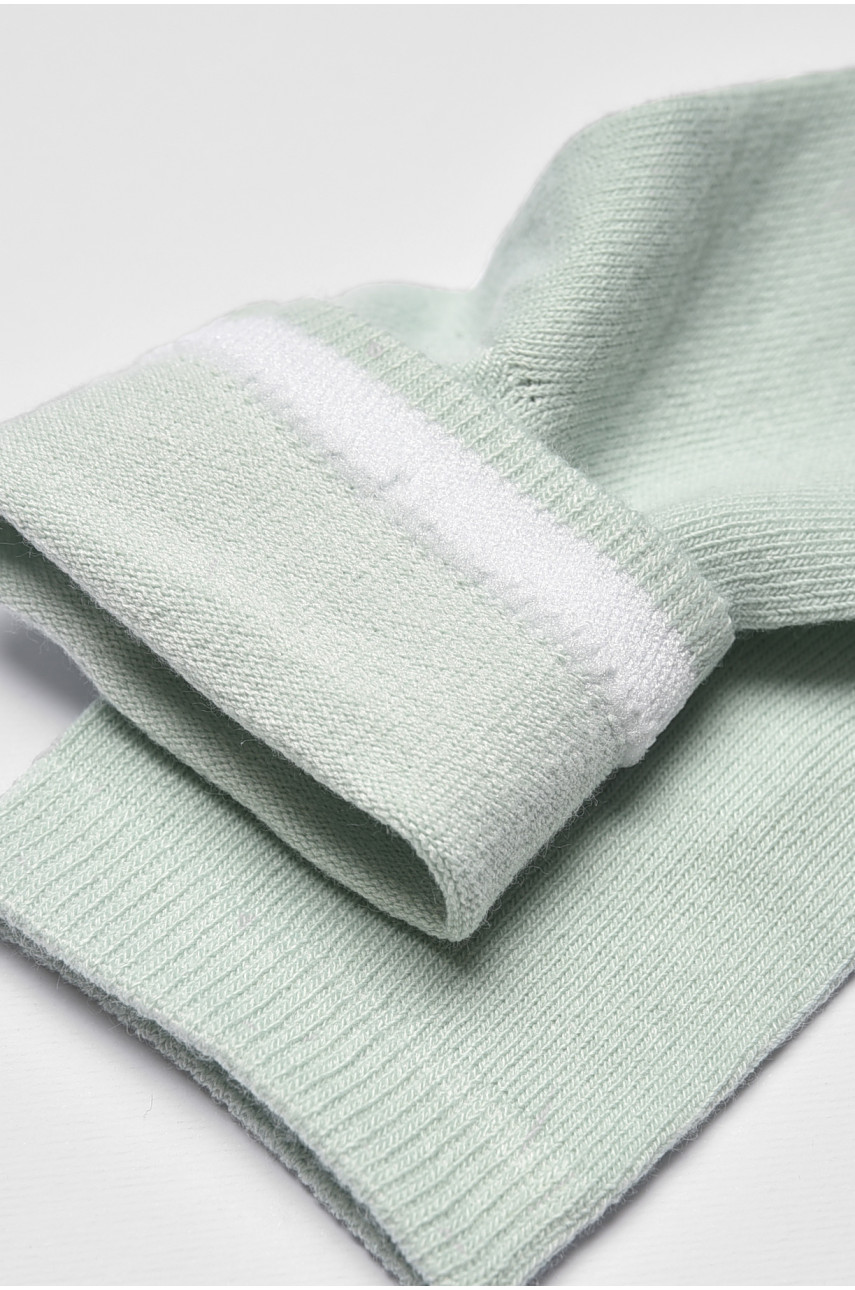 Носки детские демисезонные мятного цвета 3722 192918