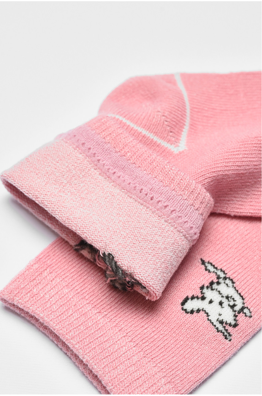 Носки детские демисезонные розового цвета 3722 192922