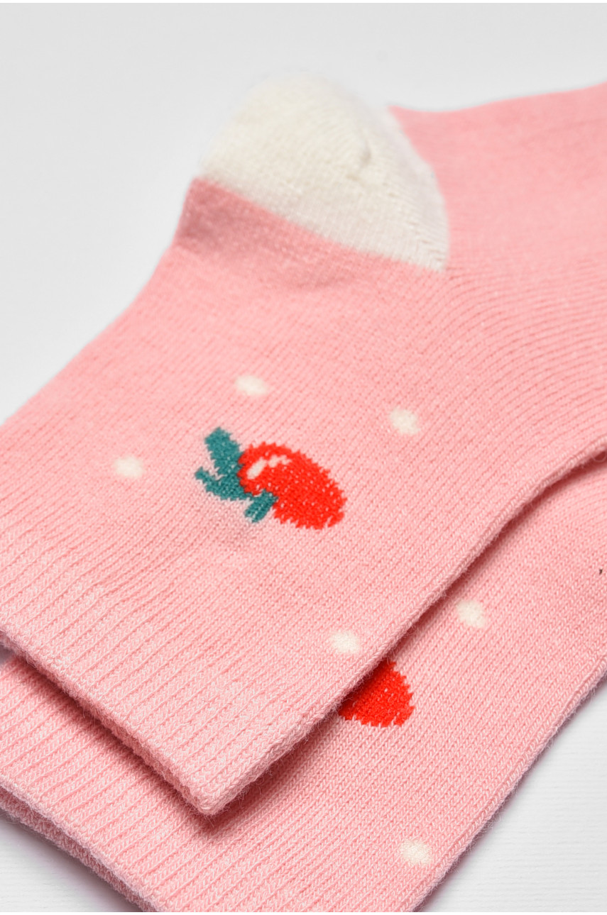 Носки детские демисезонные розового цвета 3722 192926
