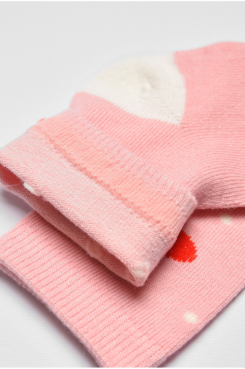 Носки детские демисезонные розового цвета 3722 192926