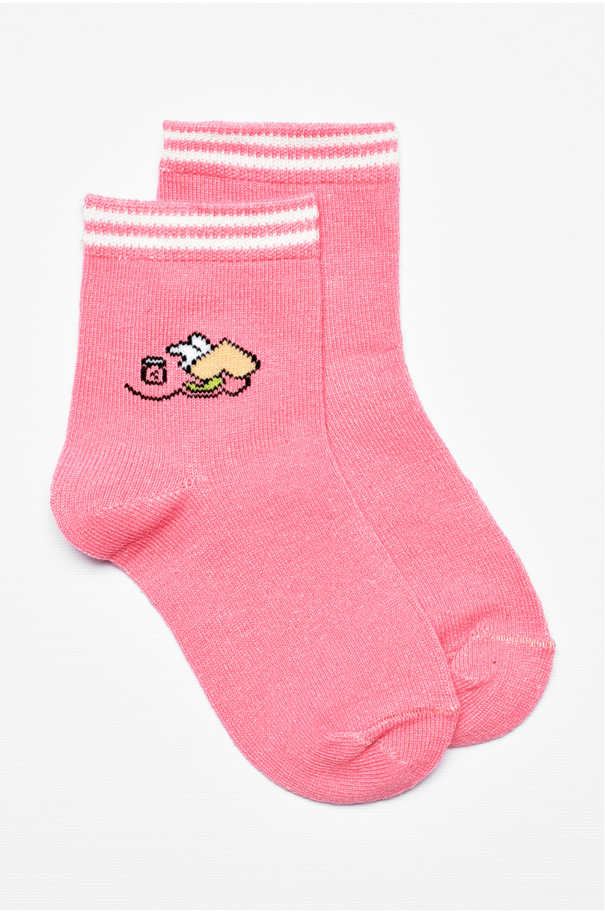 Носки детские демисезонные розового цвета 3722 192929