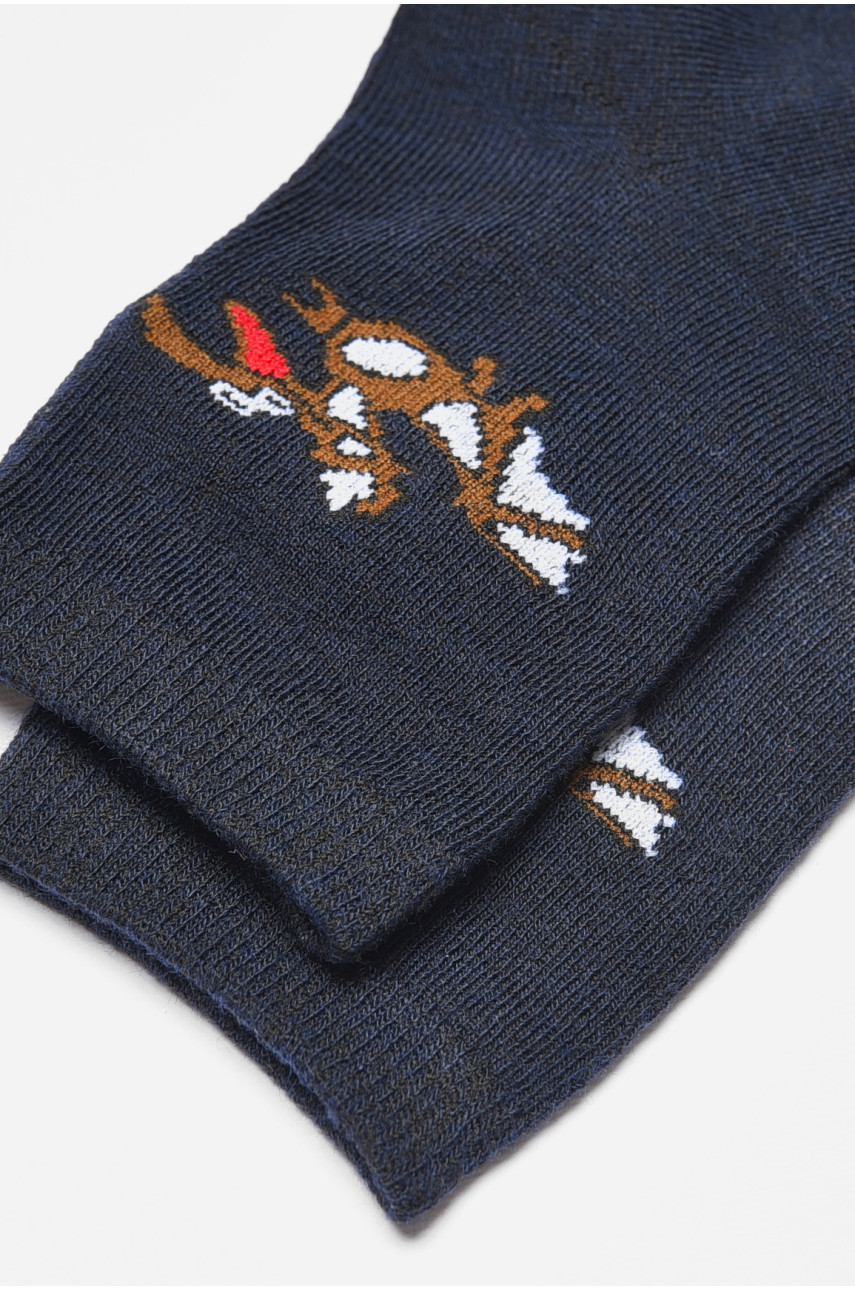 Шкарпетки дитячі демісезонні темно-синього кольору 3367 192936 Шкарпетки дитячі демісезонні темно-синього кольору 3367 192936