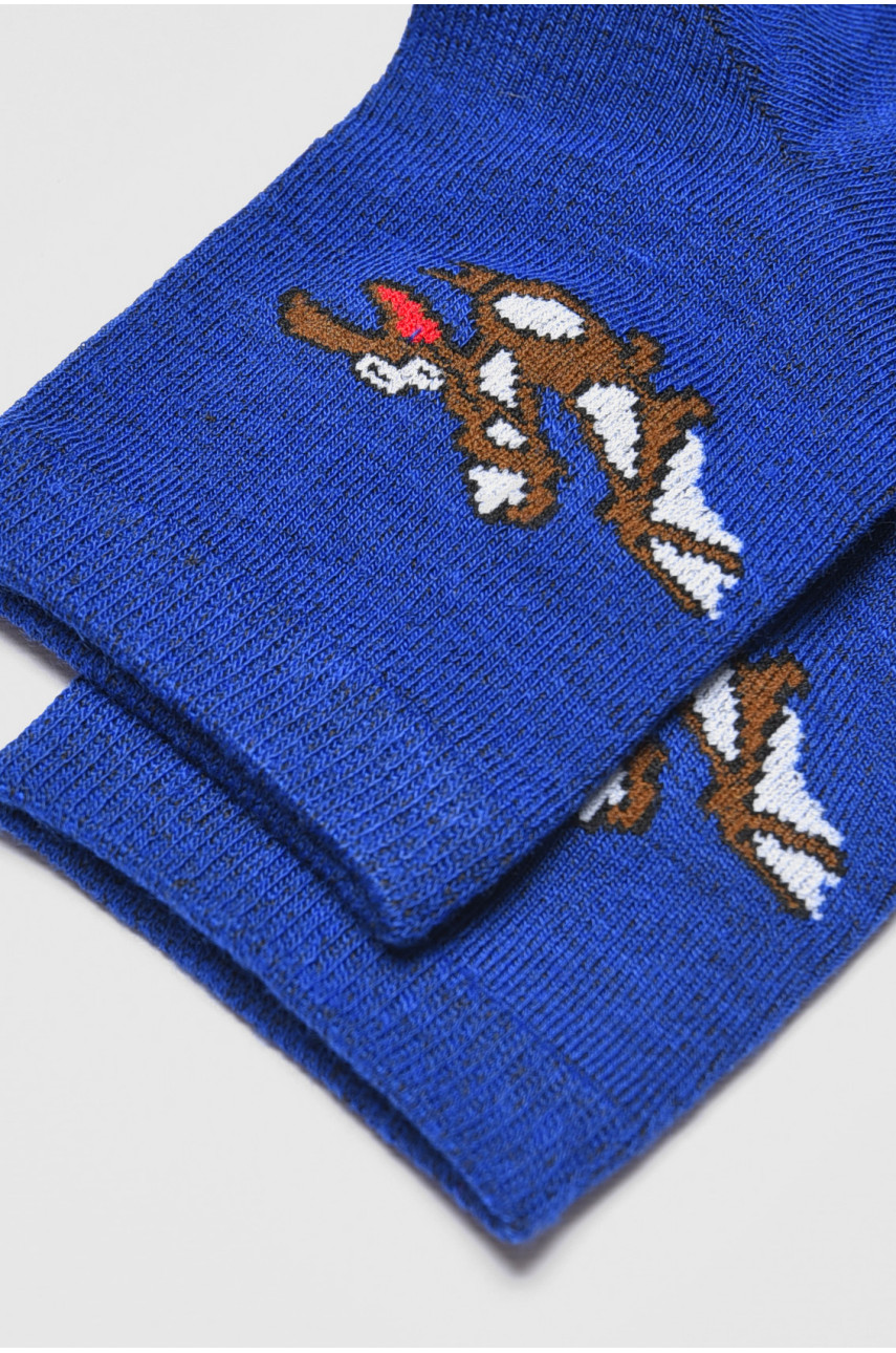 Шкарпетки дитячі демісезонні синього кольору 3367 192938