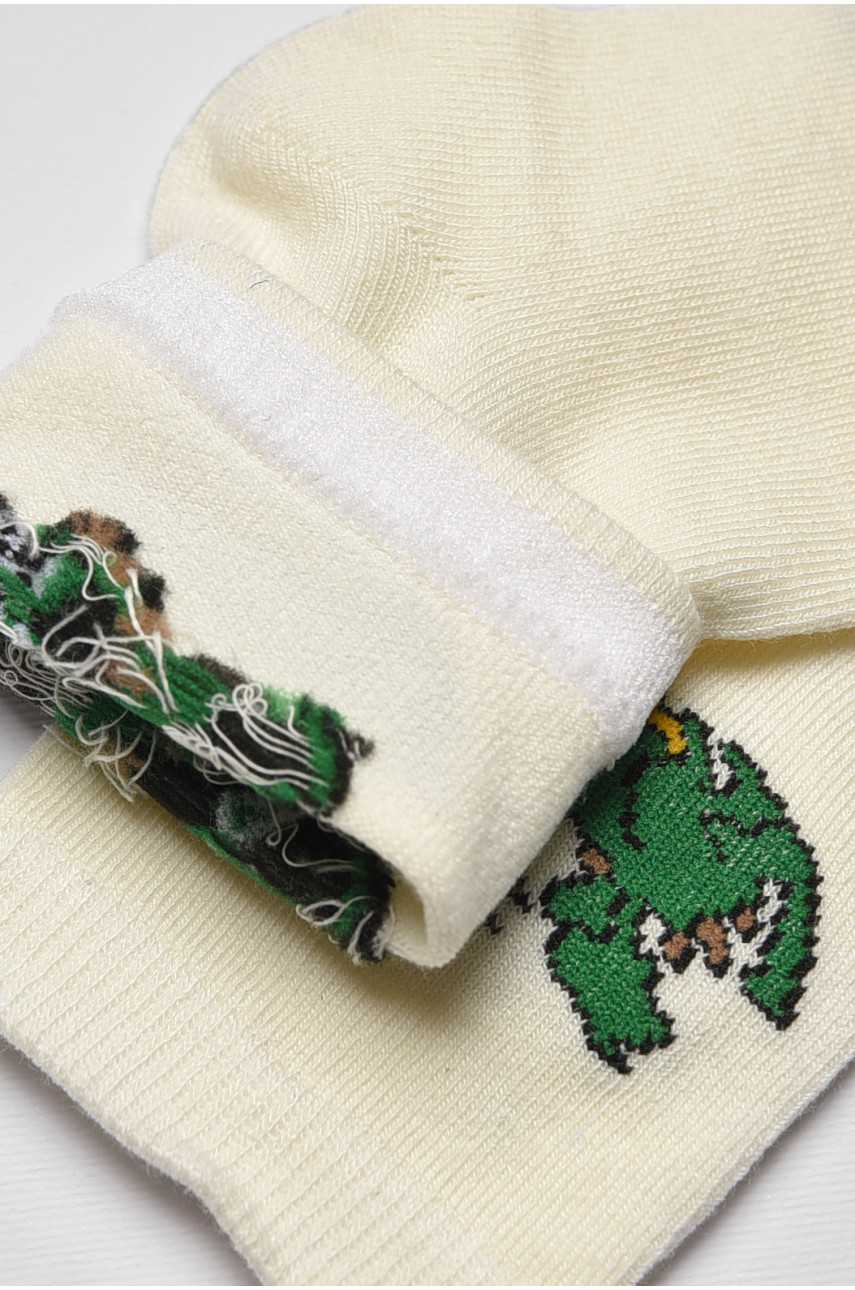 Носки детские демисезонные молочного цвета 3367 192939