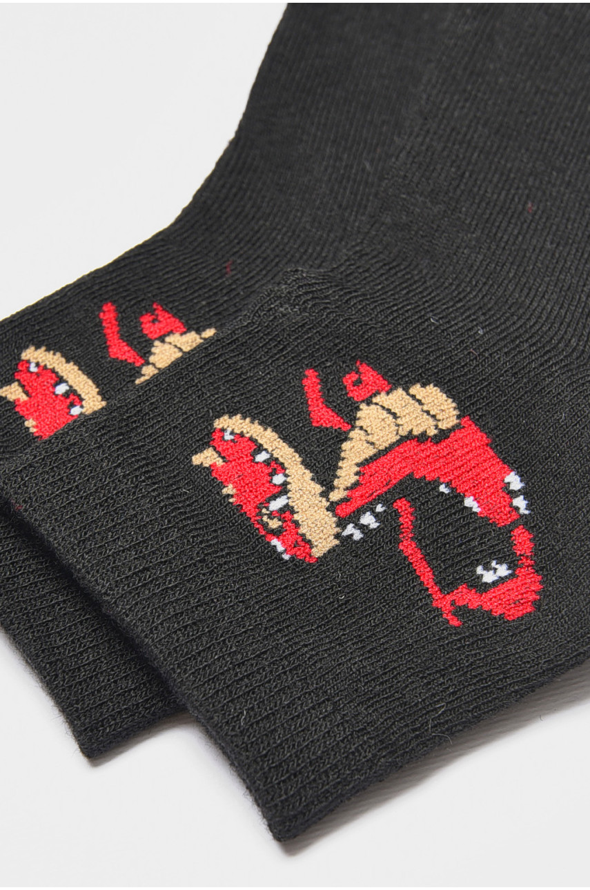 Шкарпетки дитячі демісезонні чорного кольору 3367 192942