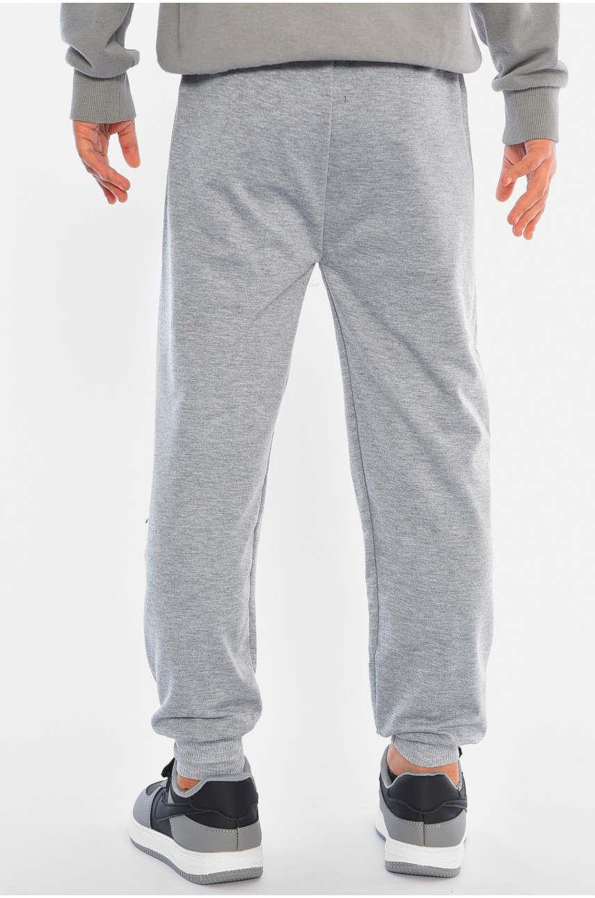 Спортивные штаны детские для мальчика серого цвета А451-2 192950