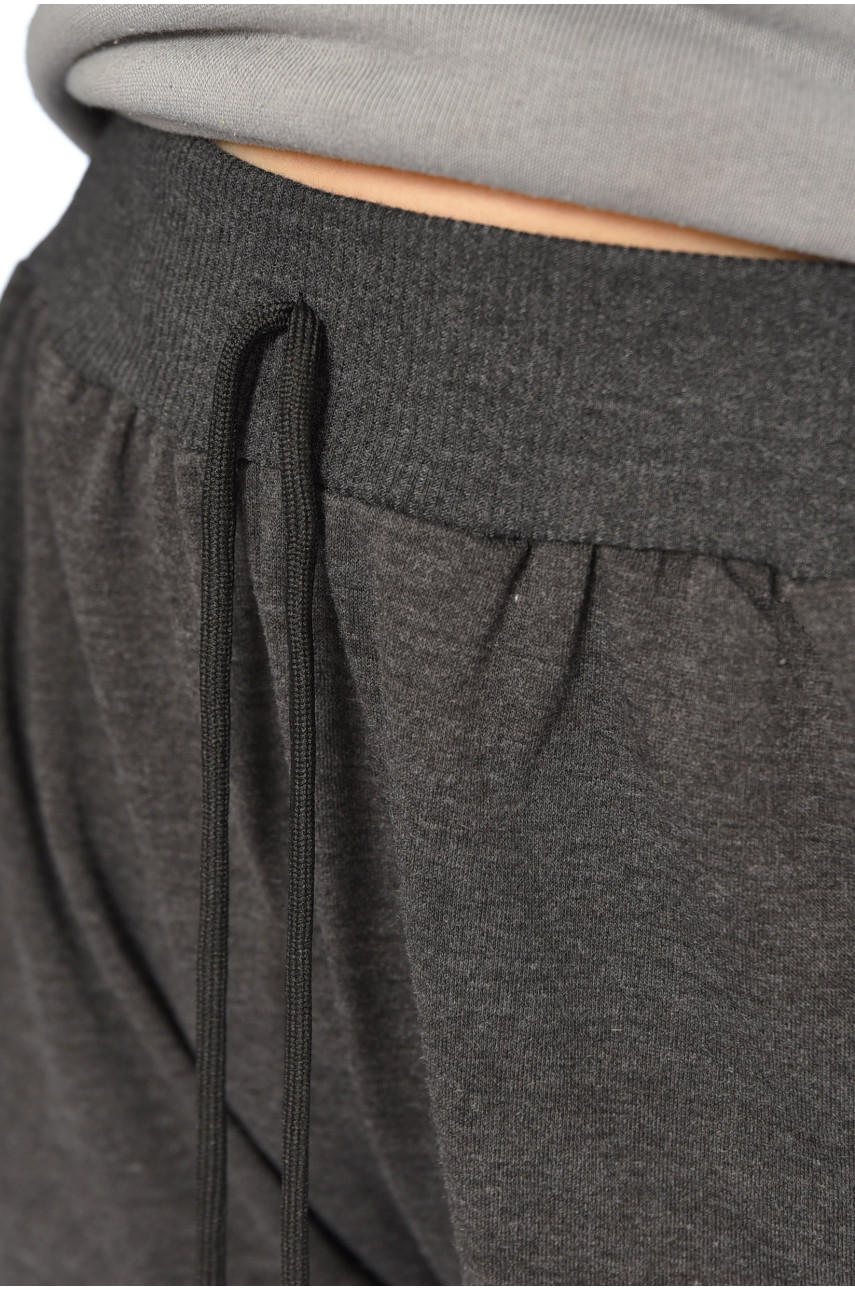 Спортивные штаны детские для мальчика темно-серого цвета А451-2 192951