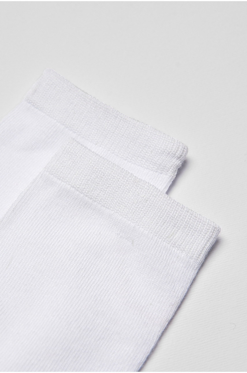 Шкарпетки дитячі демісезонні білого кольору 3367 192954 Шкарпетки дитячі демісезонні білого кольору 3367 192954