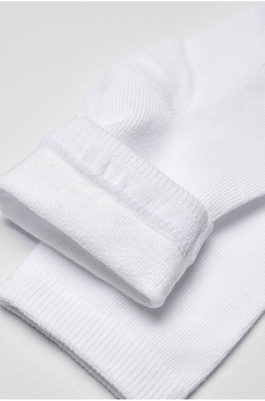 Шкарпетки дитячі демісезонні білого кольору 3367 192954 Шкарпетки дитячі демісезонні білого кольору 3367 192954