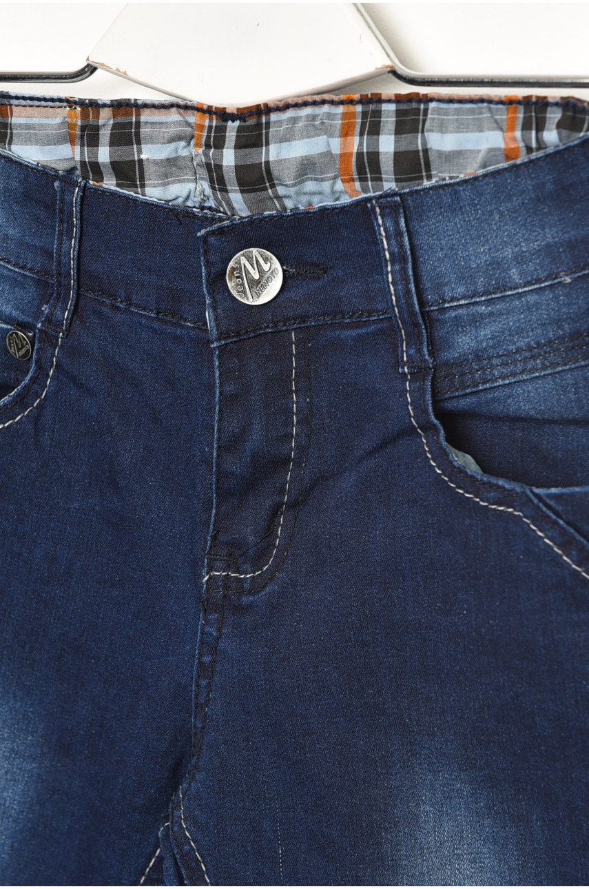 Джинсы детские для девочки синего цвета 8882 193000